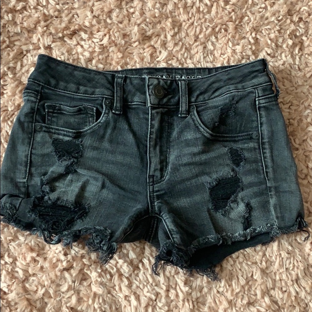 American eagle jean shorts